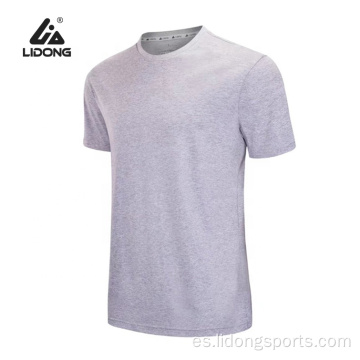 Diseño personalizado Camiseta en blanco de hombres redondos para hombres